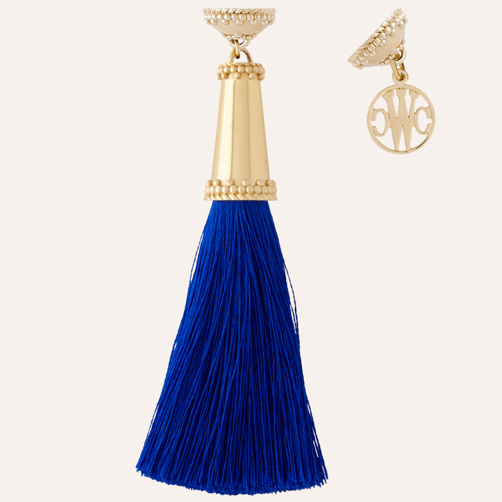 Signature Capri Royal Blue Silk Tassel