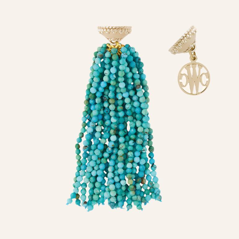 Nancy Chinese Turquoise Tassel