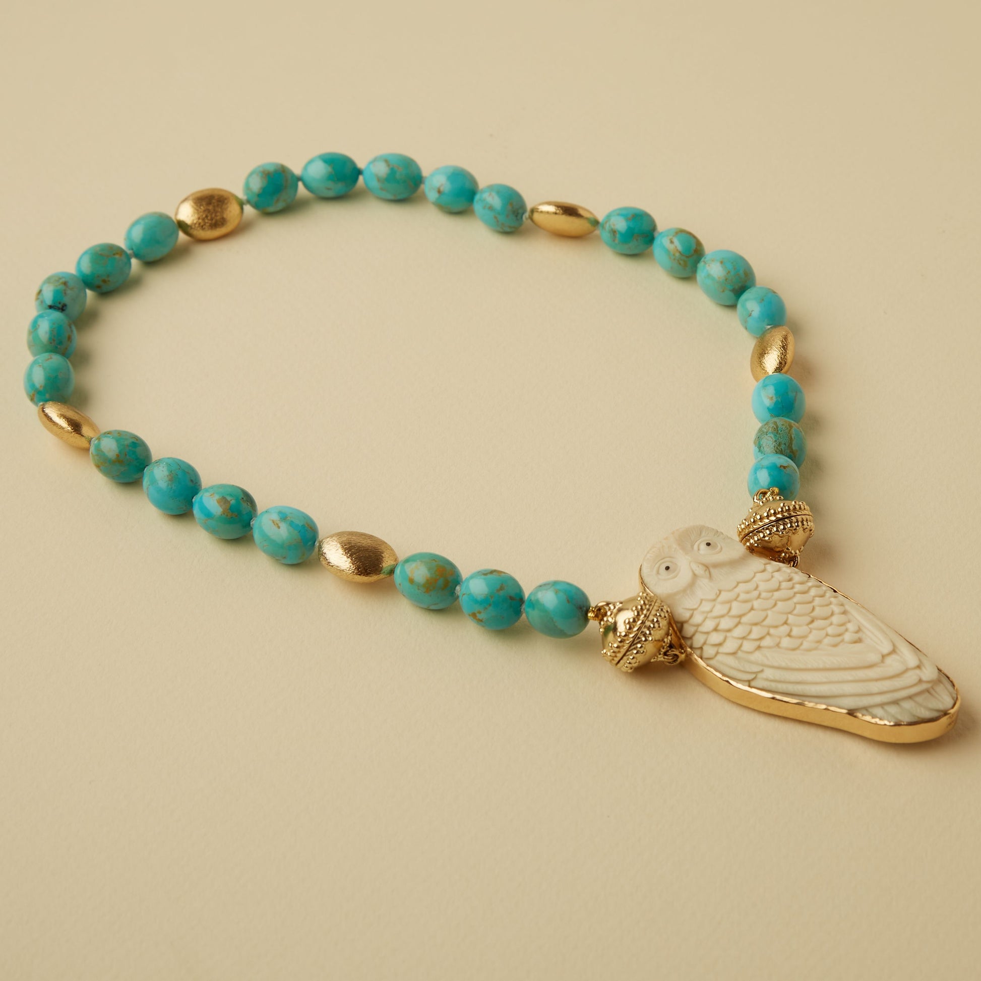 Gold Rush Kingman Turquoise Necklace