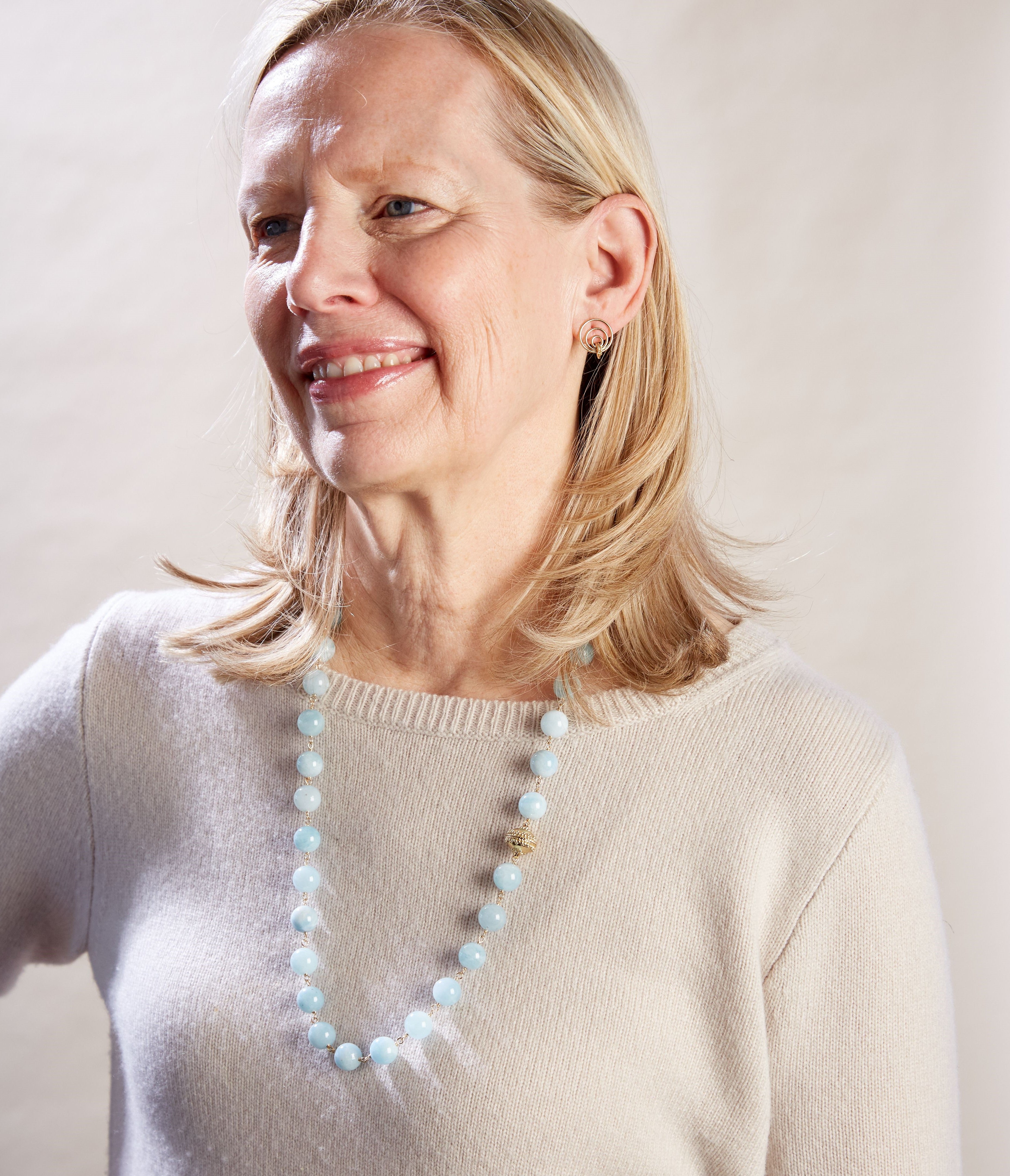 Caspian Victoire Aquamarine Necklace