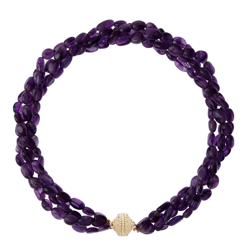 Helen Amethyst Multi-Strand Necklace