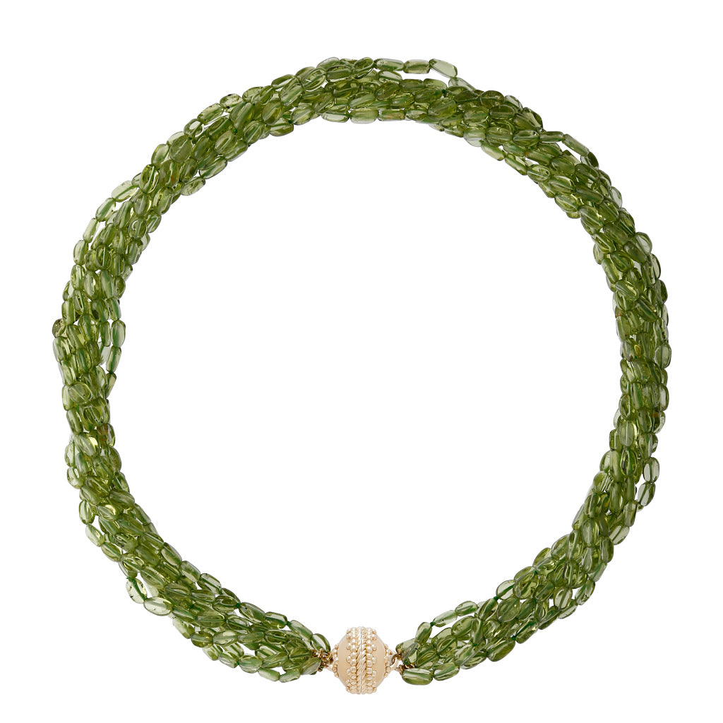 Helen Peridot Multi-Strand Necklace