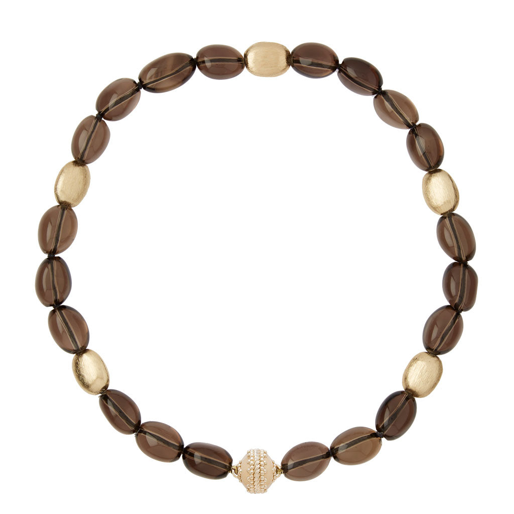 Gold Rush Smoky Quartz Necklace