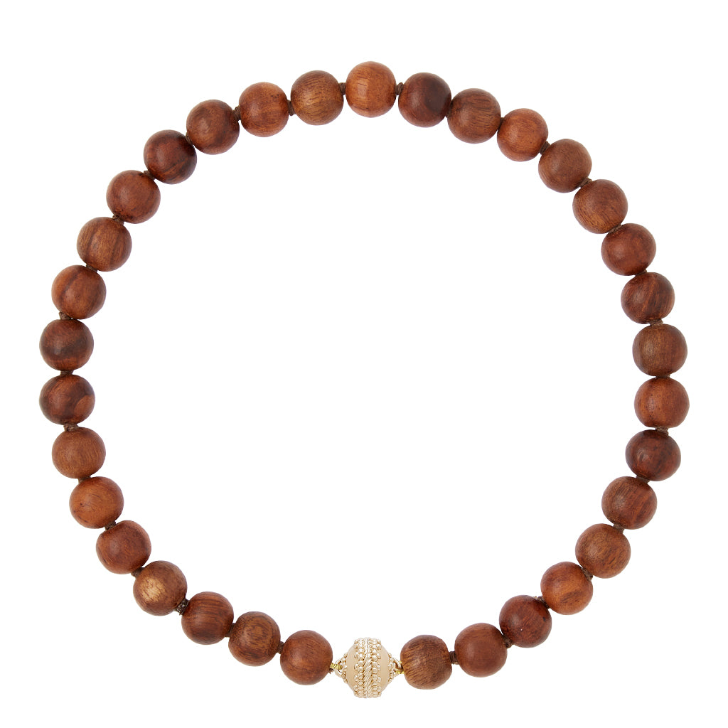 Victoire Wood 12mm Necklace