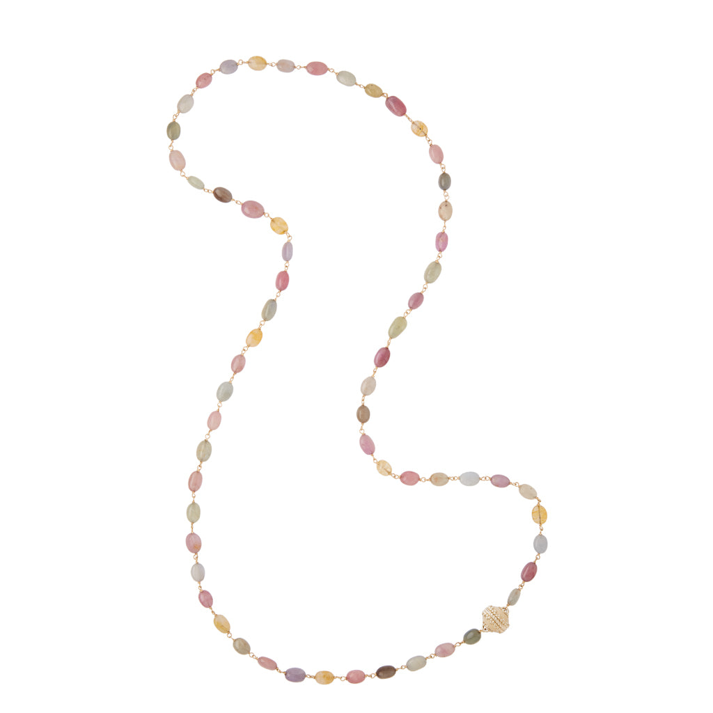 Caspian Pastel Sapphire Necklace