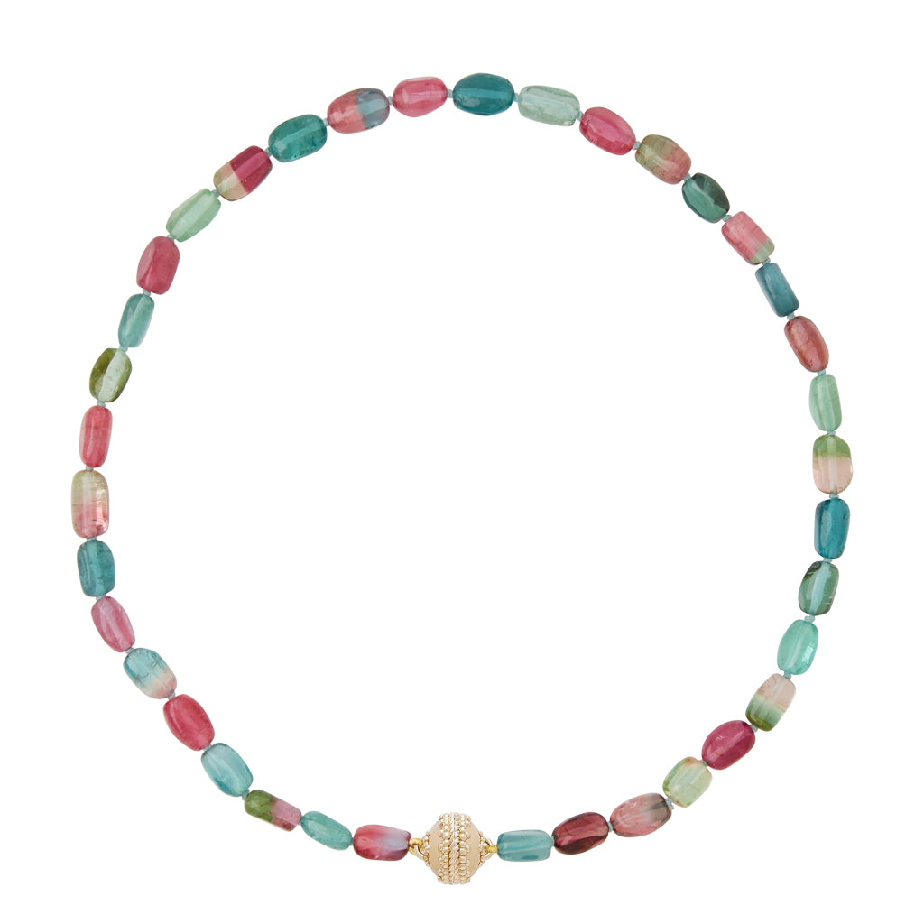 18K Candy Tourmaline Necklace