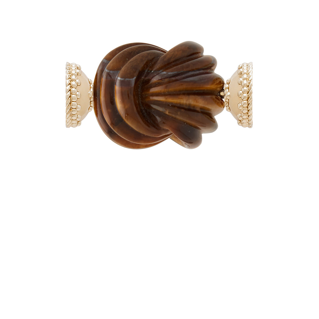 Carved Knot Tiger's Eye Centerpiece