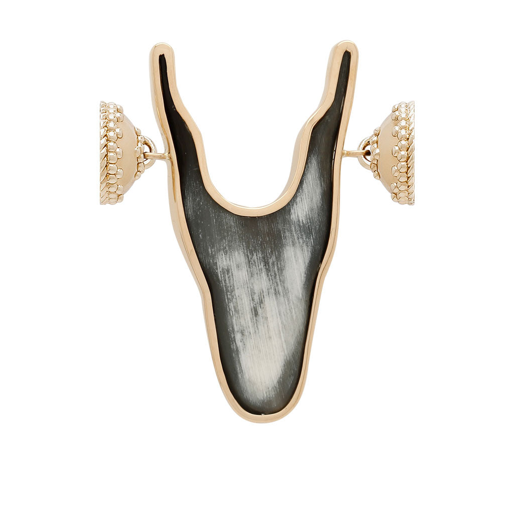 Ebony Horn Centerpiece