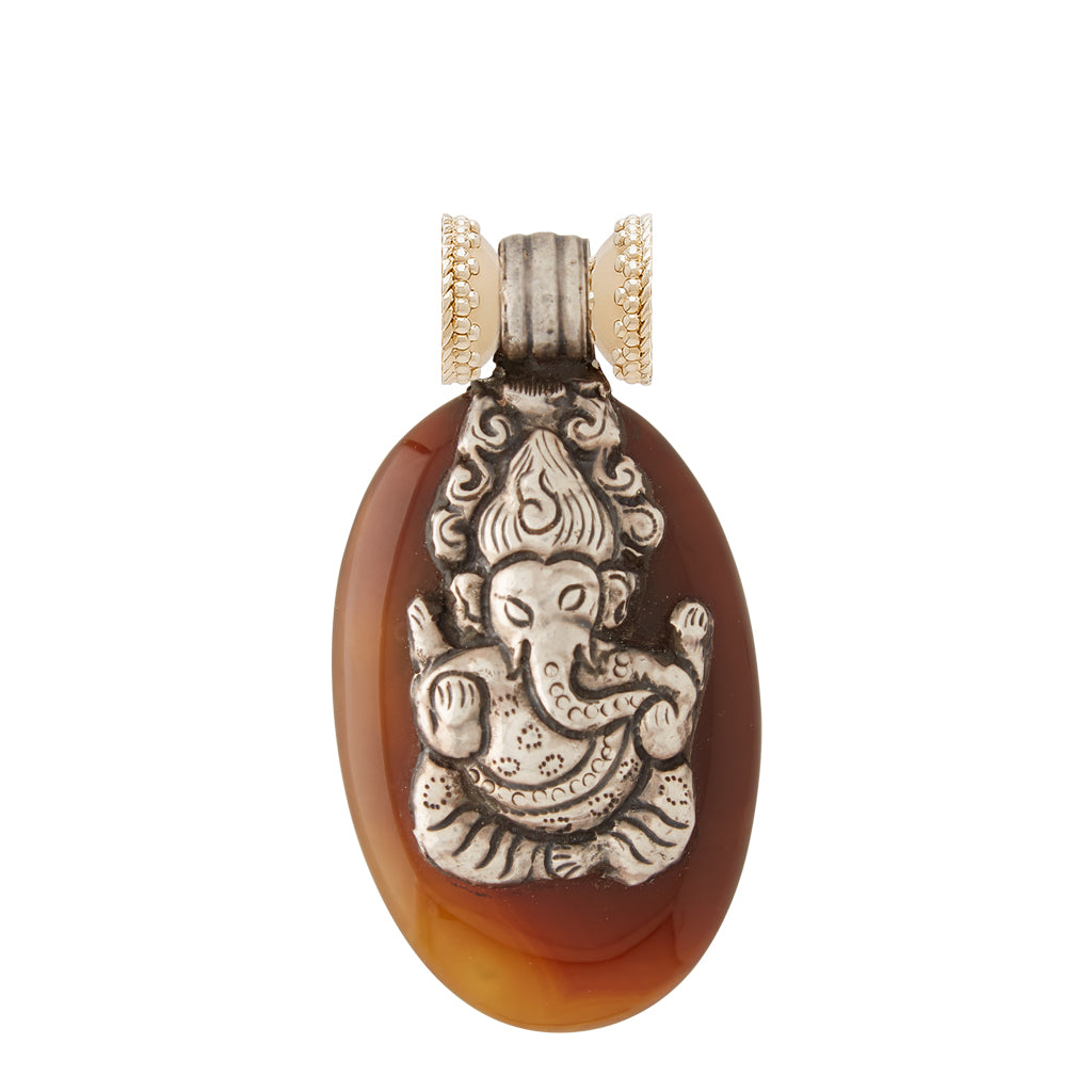Tibetan Agate Ganesh Centerpiece