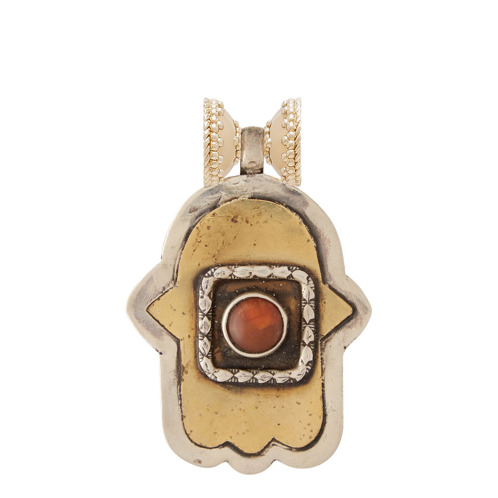 Tibetan Treasures Brass Hamsa