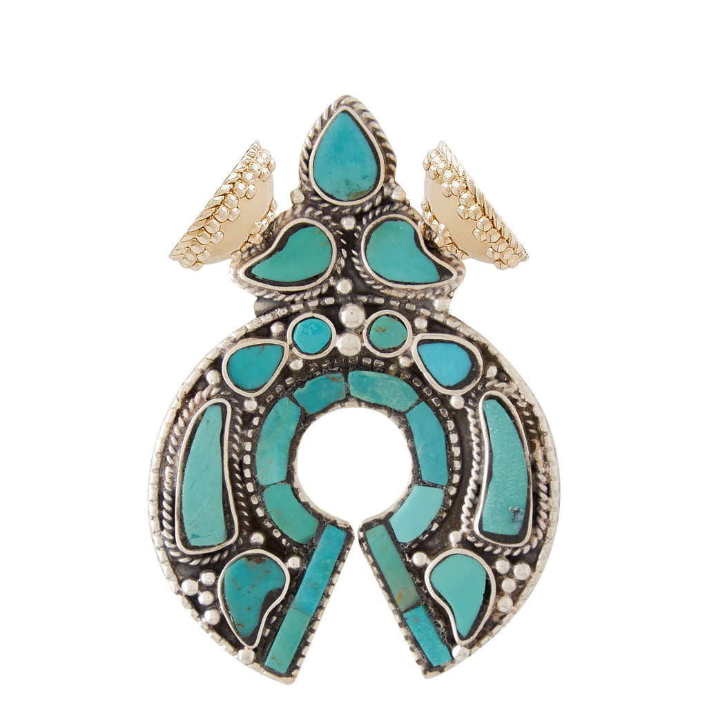 Tibetan Treasure Horseshoe Centpiece