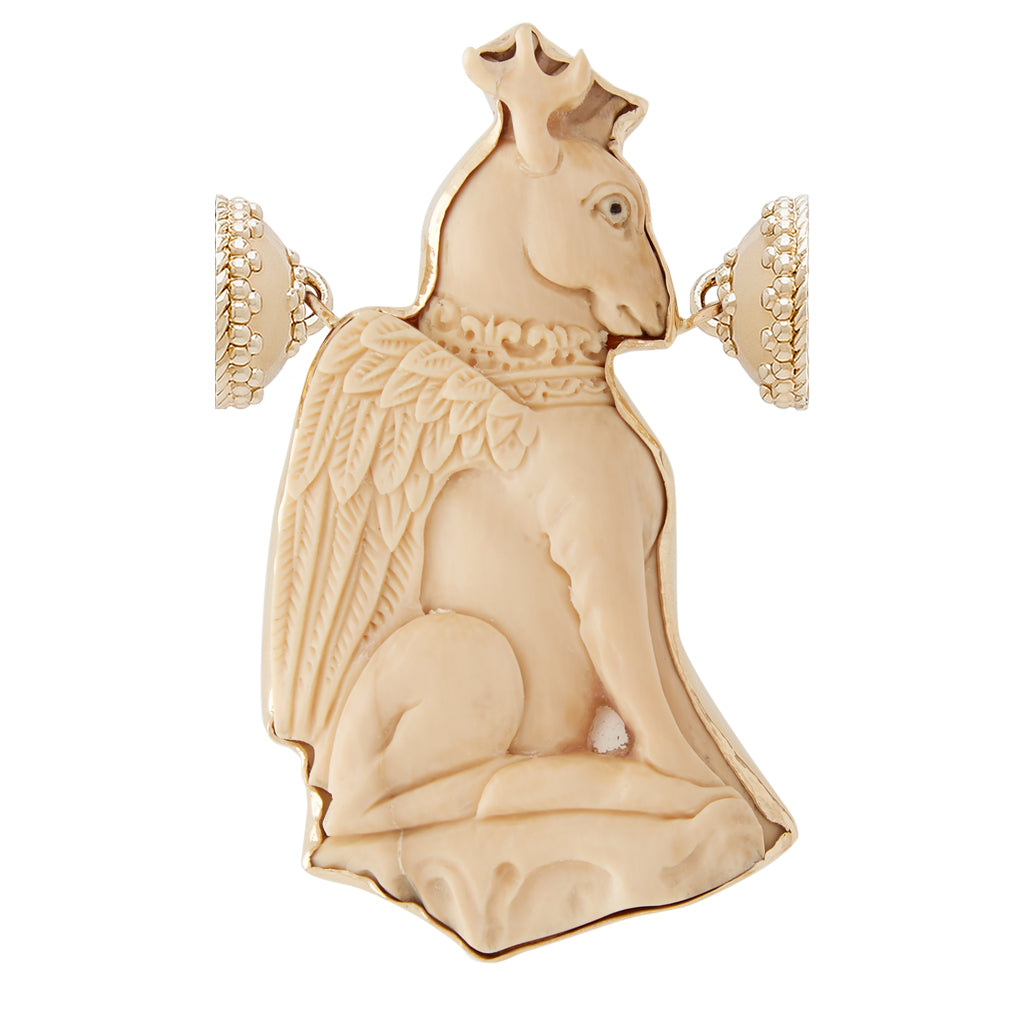 Carved Griffin Centerpiece