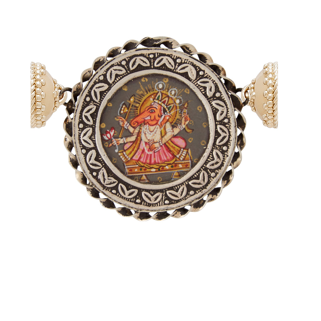 Gray Ganesh Dharma Centerpiece