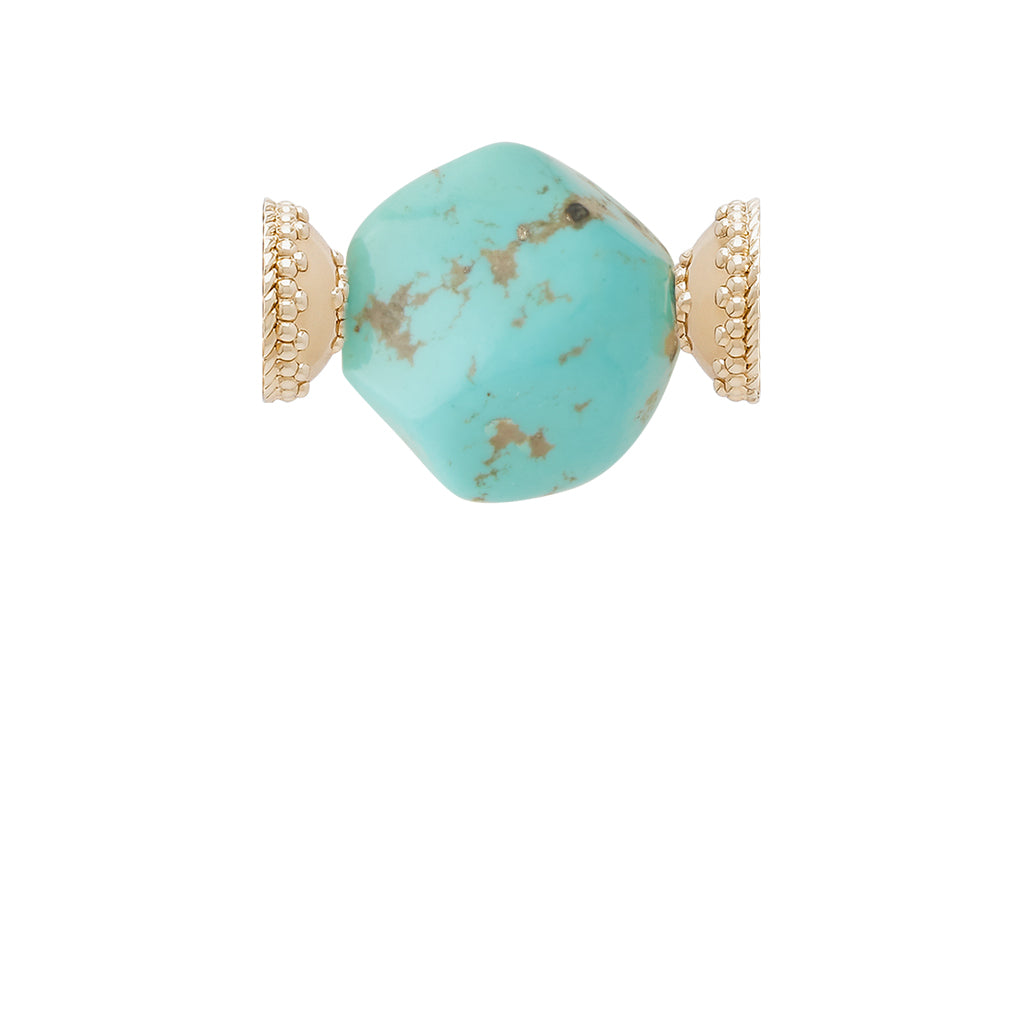 Green Turquoise Nugget Centerpiece