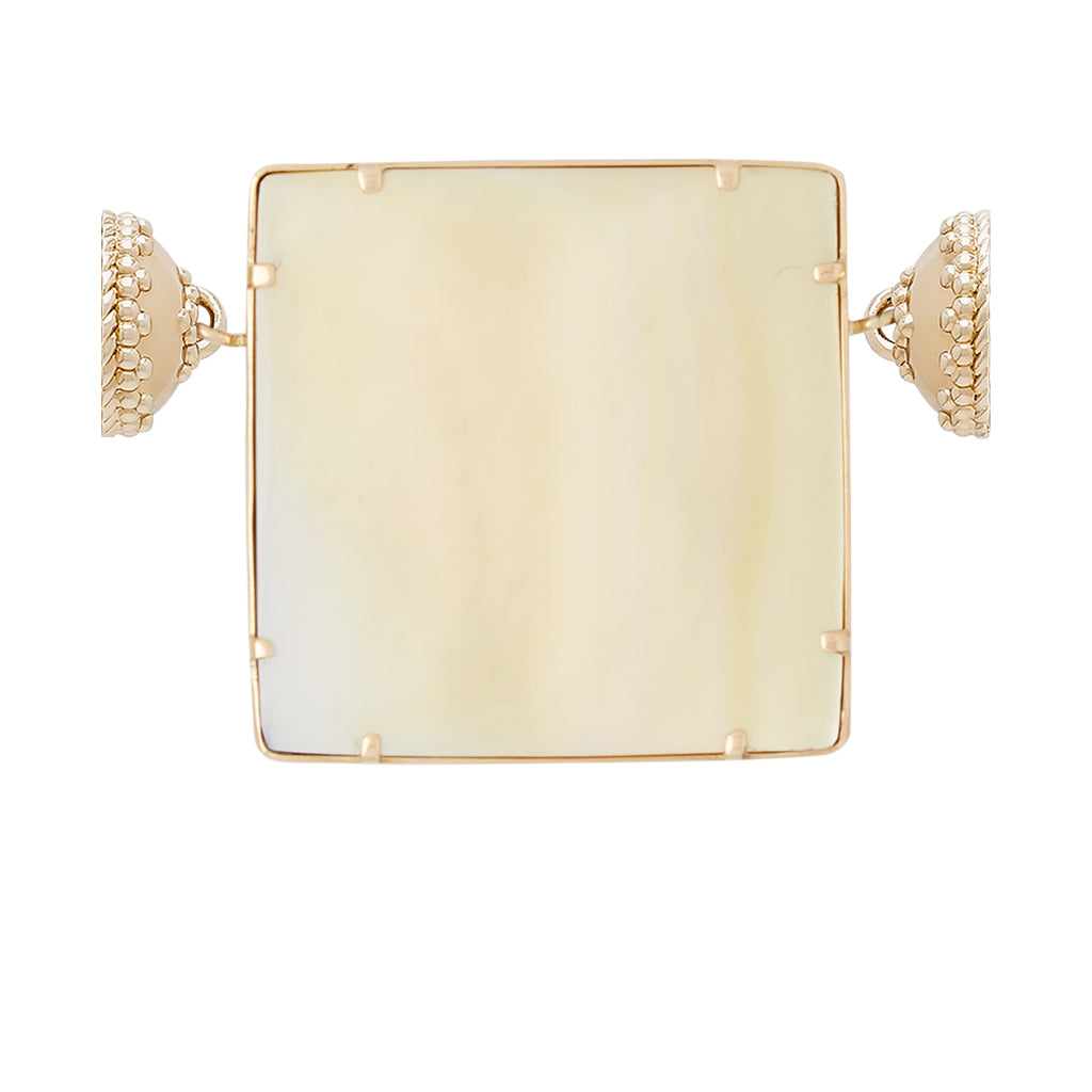 Opalized Petrified Wood Square Centerpiece