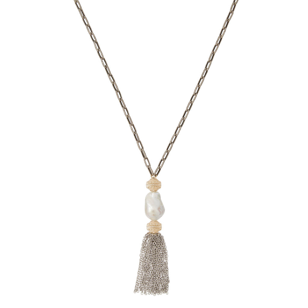 Belden Rhodium Tassel
