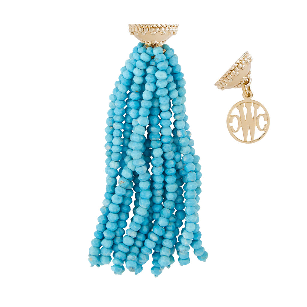 Michel Turquoise Tassel