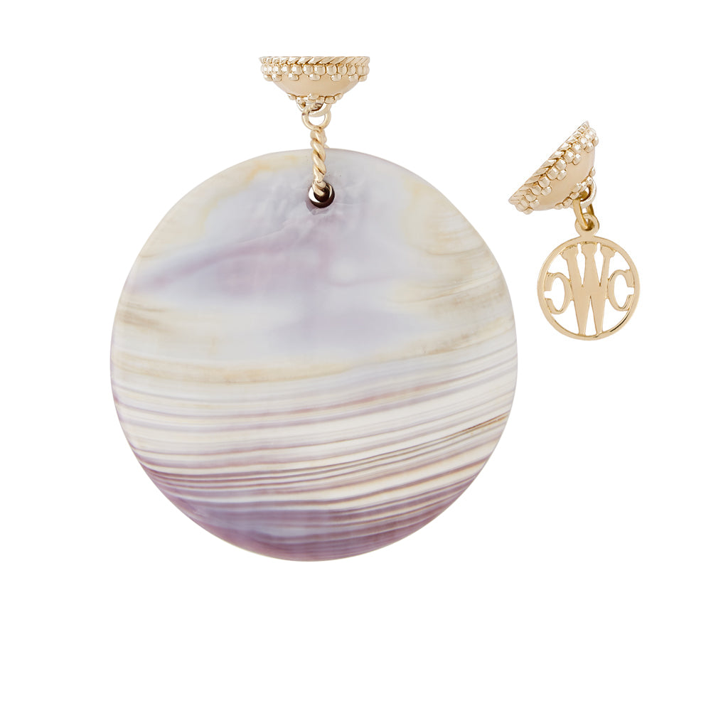 Celestial Wampum Quahog Tag