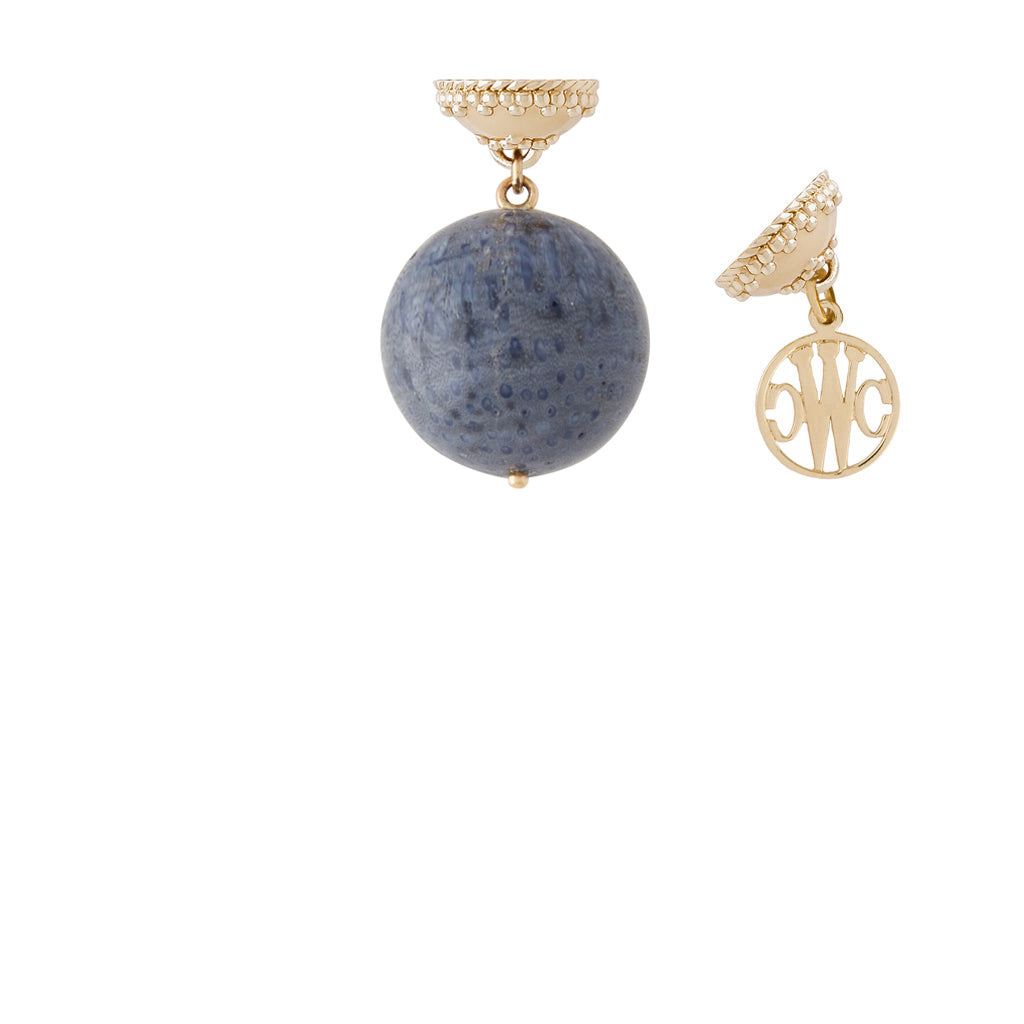 Victoire Blue Coral Tag