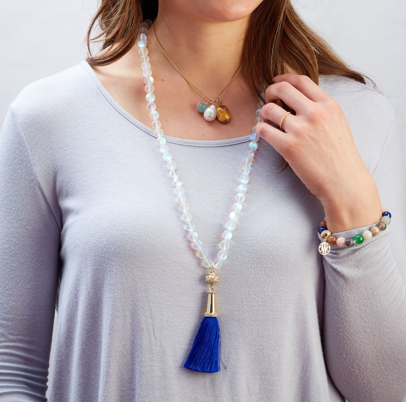 Signature Capri Royal Blue Silk Tassel