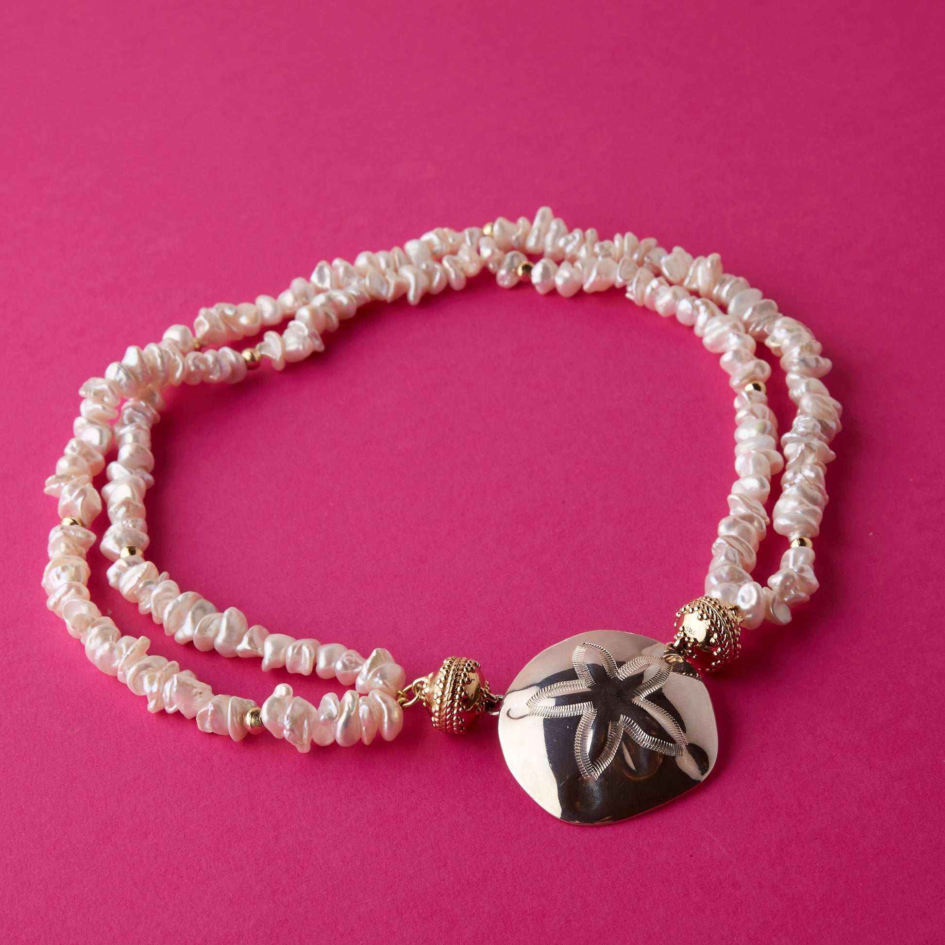 Sterling Silver Small Sand Dollar Centerpiece