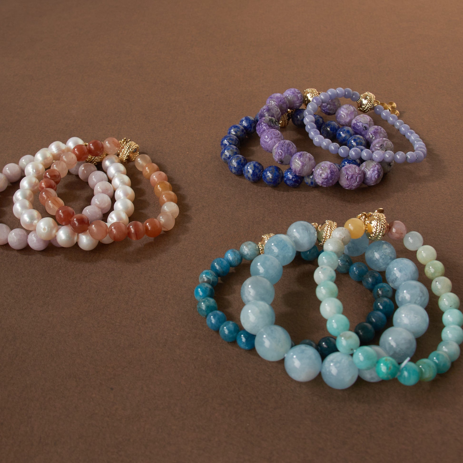 Victoire 8mm Carnelian Stretch Bracelet