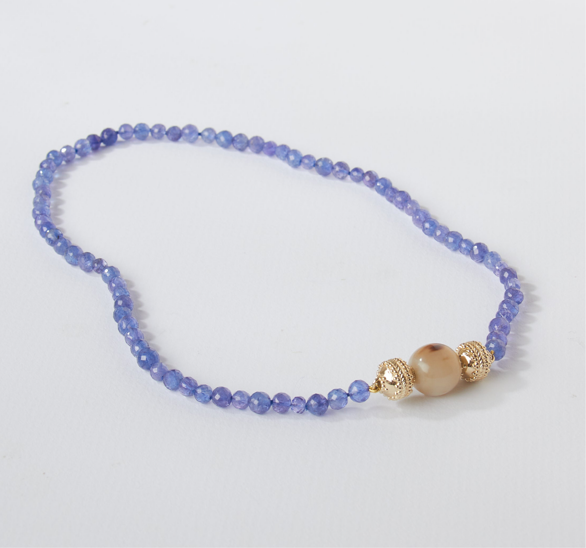 Nancy Faceted Tanzanite Mini Necklace