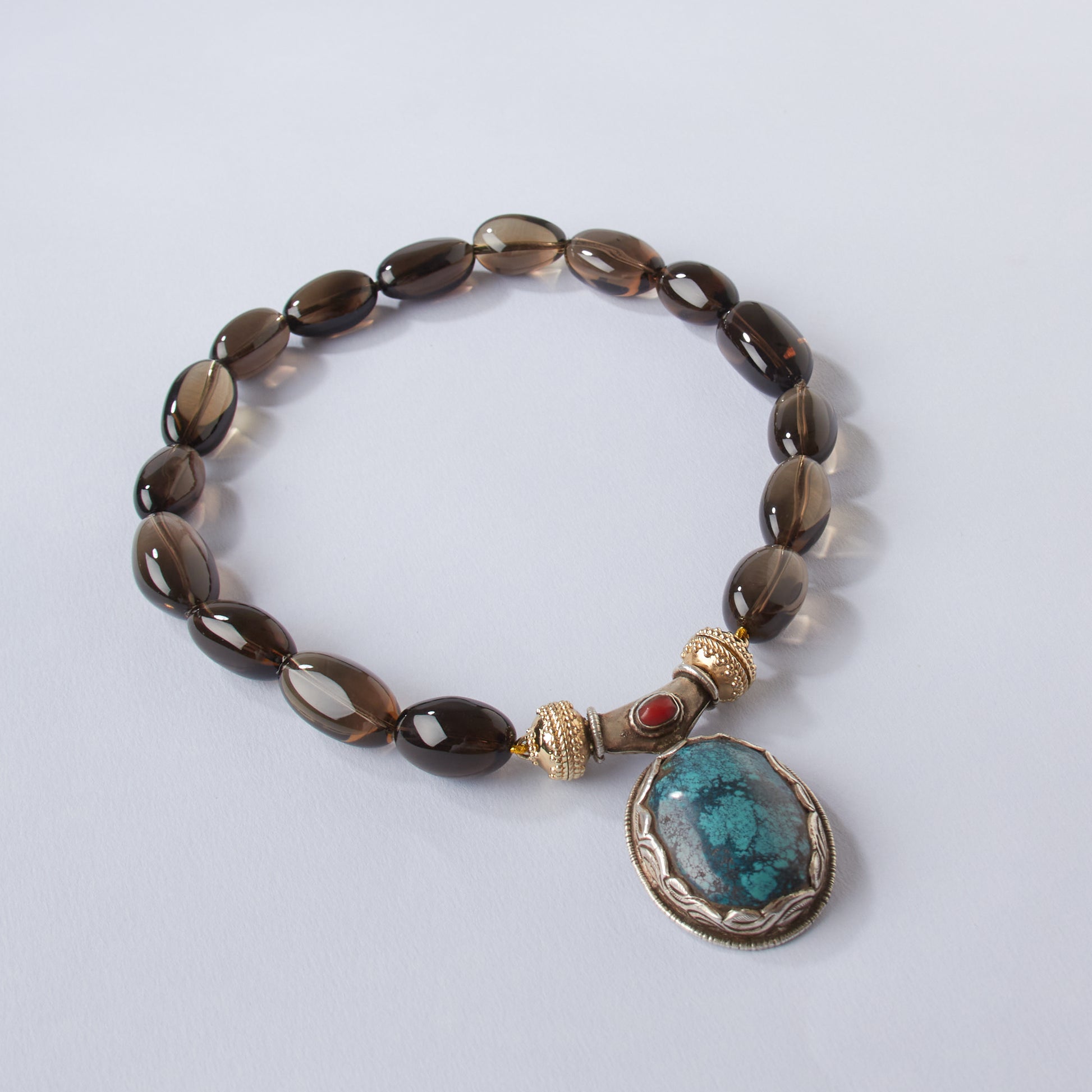 Helen Smoky Quartz Necklace