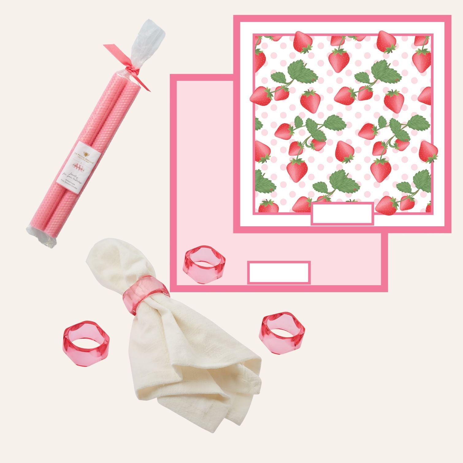 Sunnyvale Strawberry Tablescape Bundle