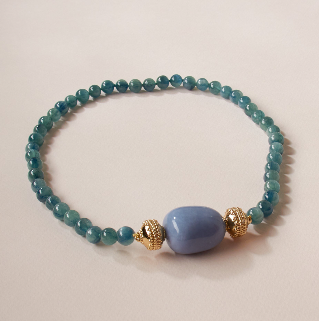 Oval Angelite Centerpeice