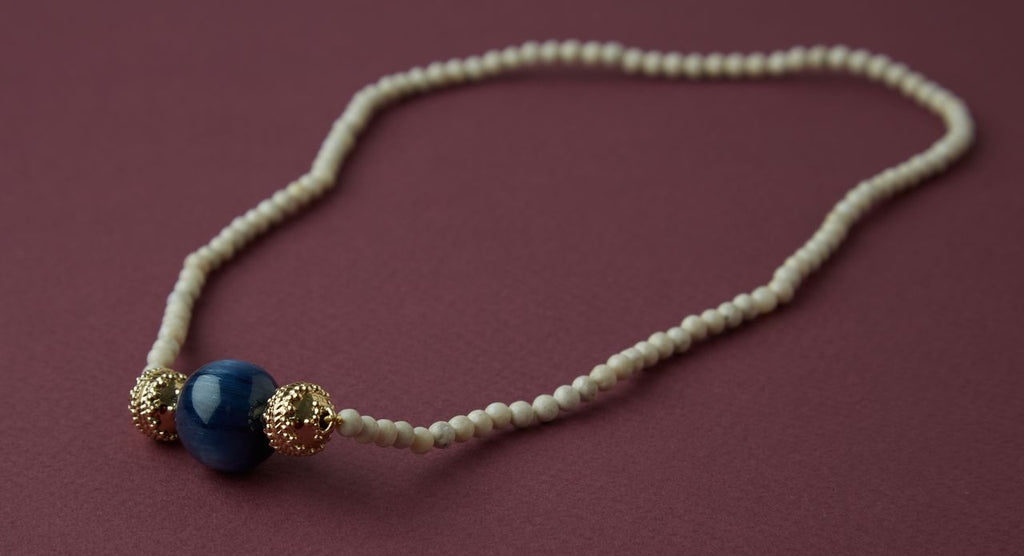 Victoire 4mm River Fossil Mini Necklace