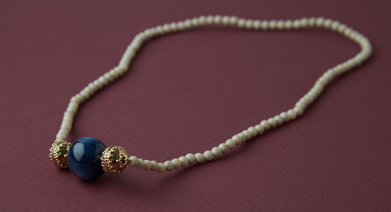 Victoire 4mm River Fossil Mini Necklace