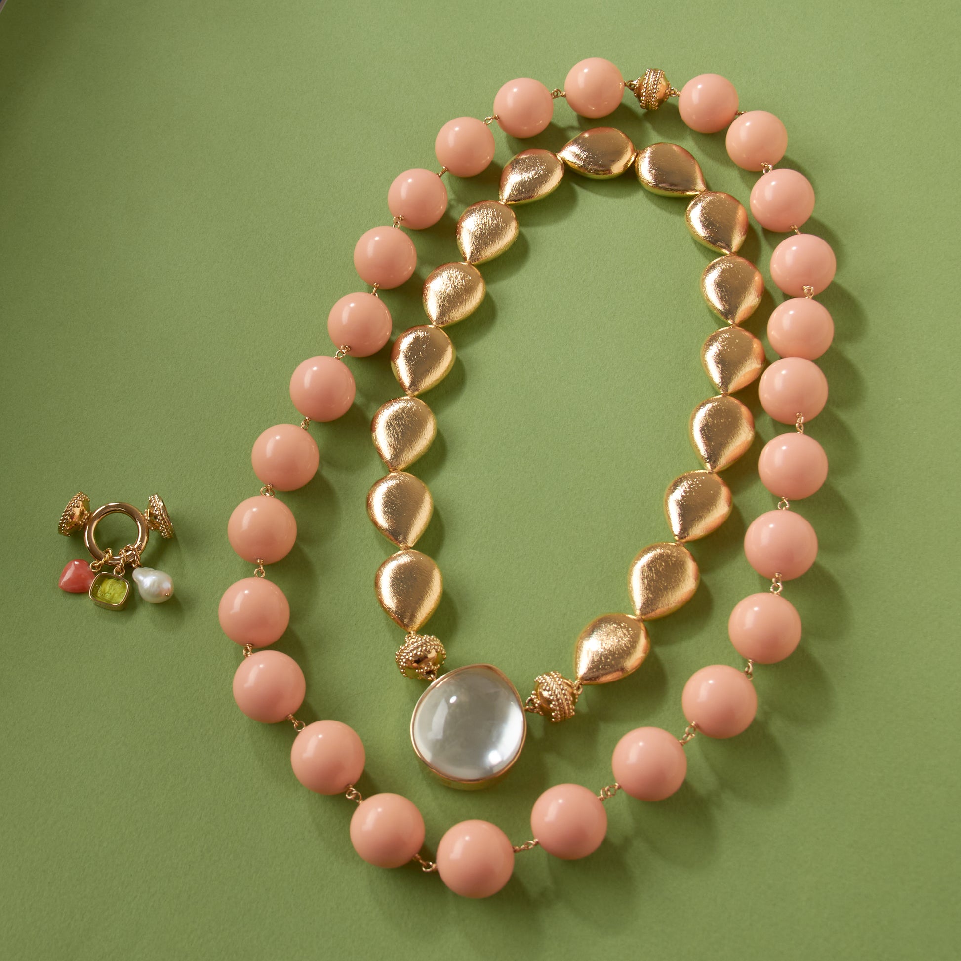 Gold Rush Large Teardrop Necklace