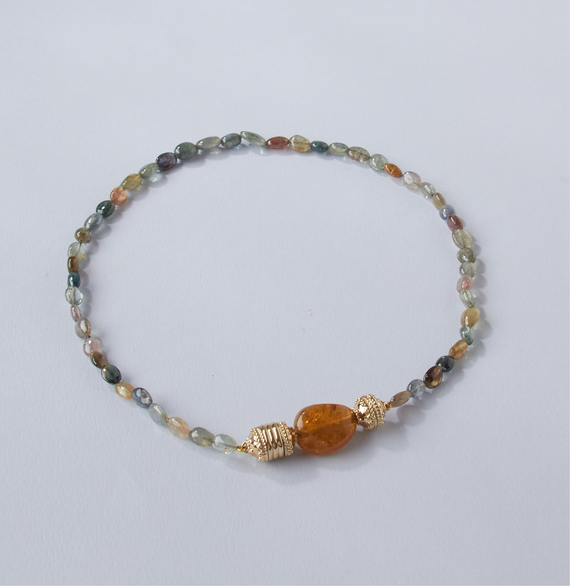 Candy Orange Tourmaline MIni Centerpiece