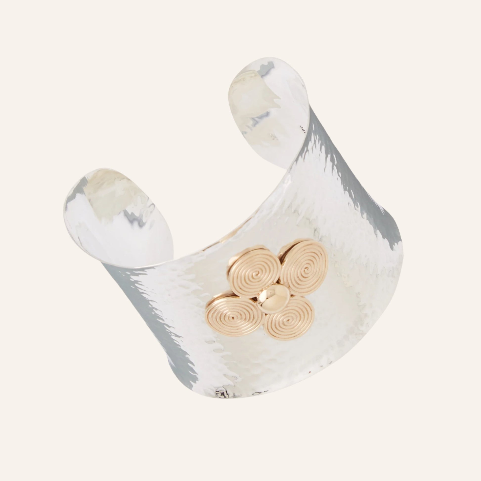 Sterling Silver Petal Cuff Bracelet