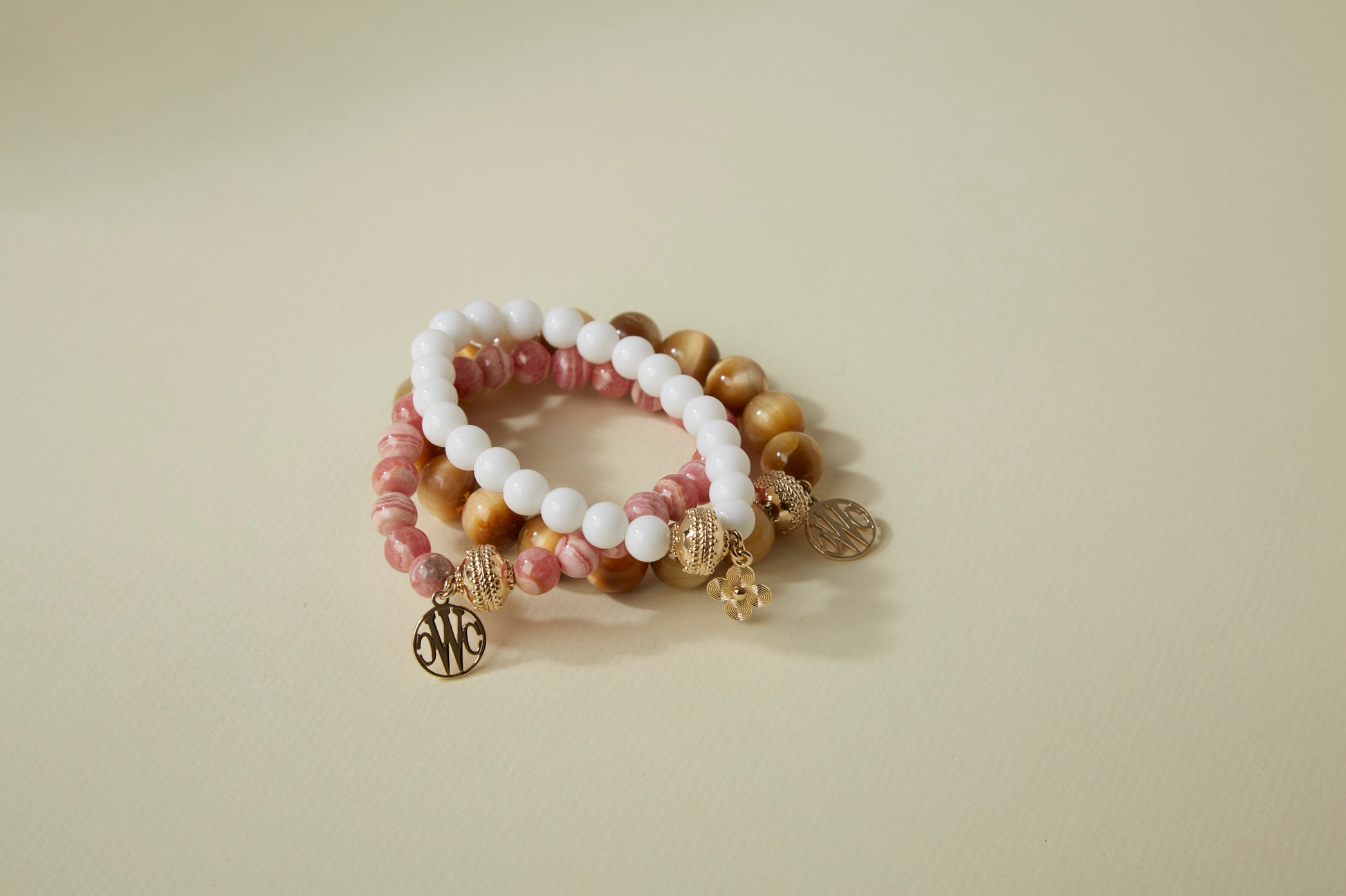 Victoire 8mm Rhodochrosite Stretch Bracelet