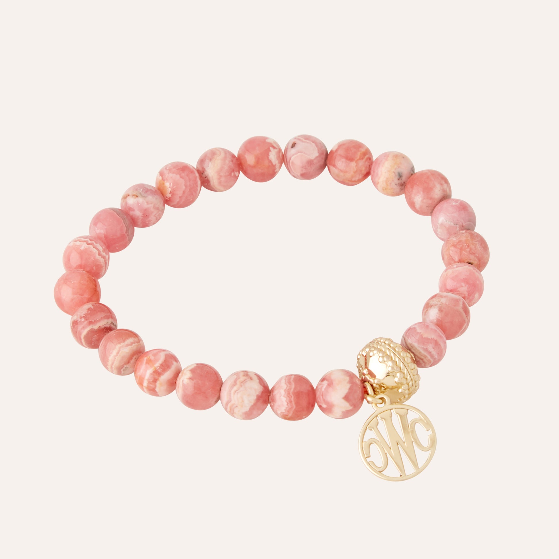 Victoire Rhodochrosite 8mm Stretch Bracelet