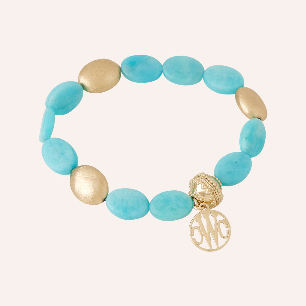 Gold Rush Amazonite Stretch Bracelet