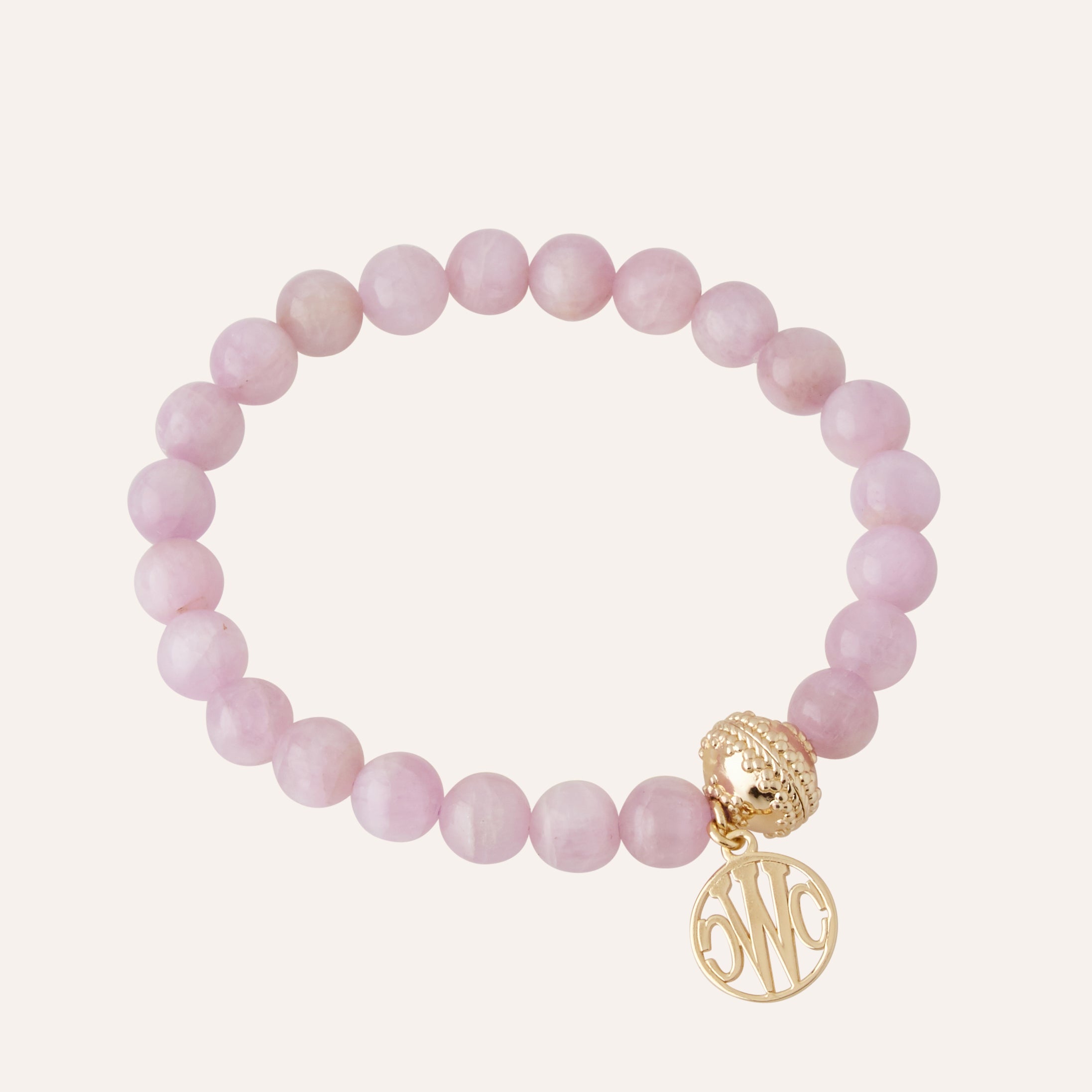 Victoire Pink Kunzite 8mm Stretch Bracelet