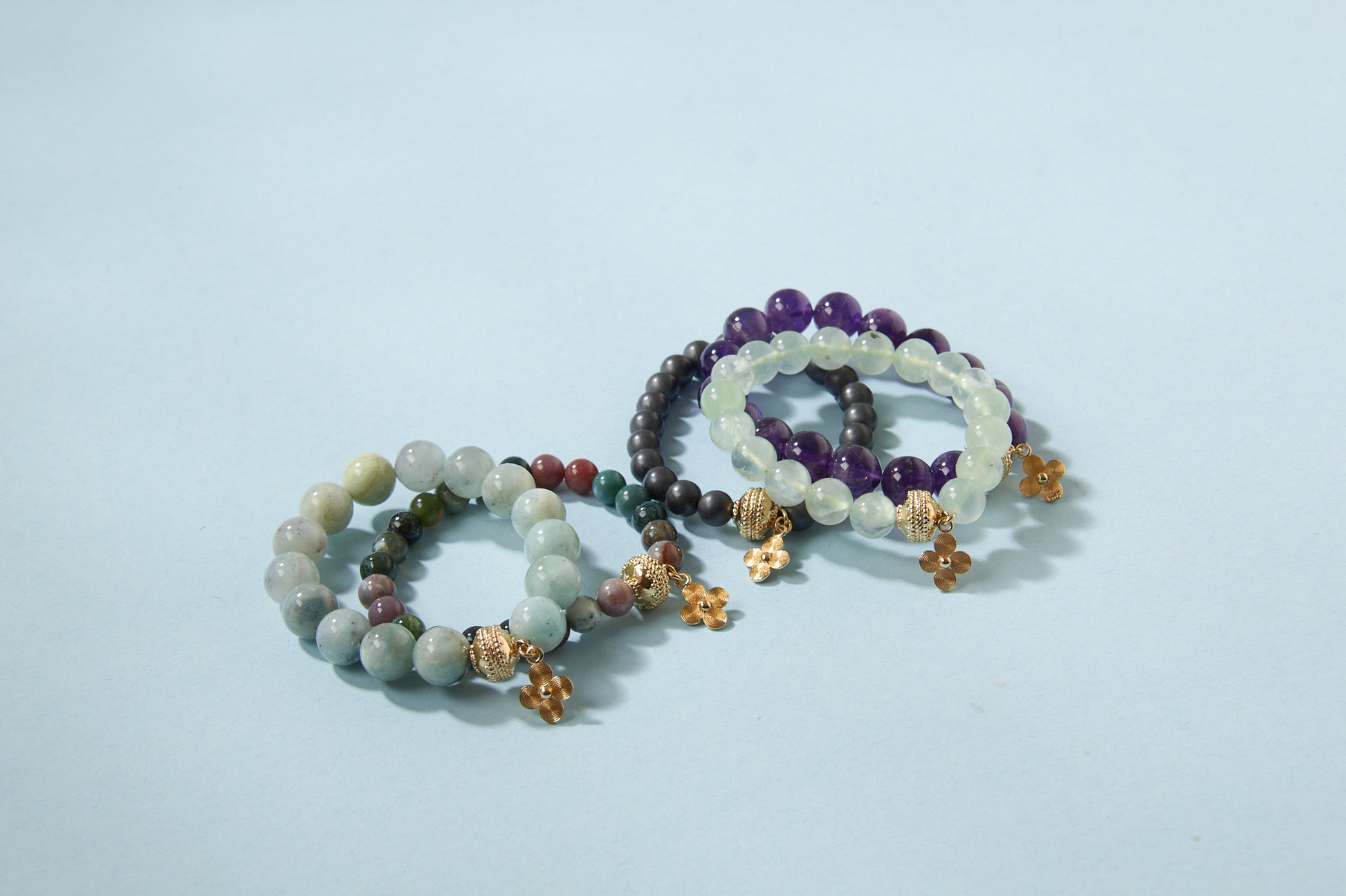 Victoire 8mm Rainbow Jasper Stretch Bracelet