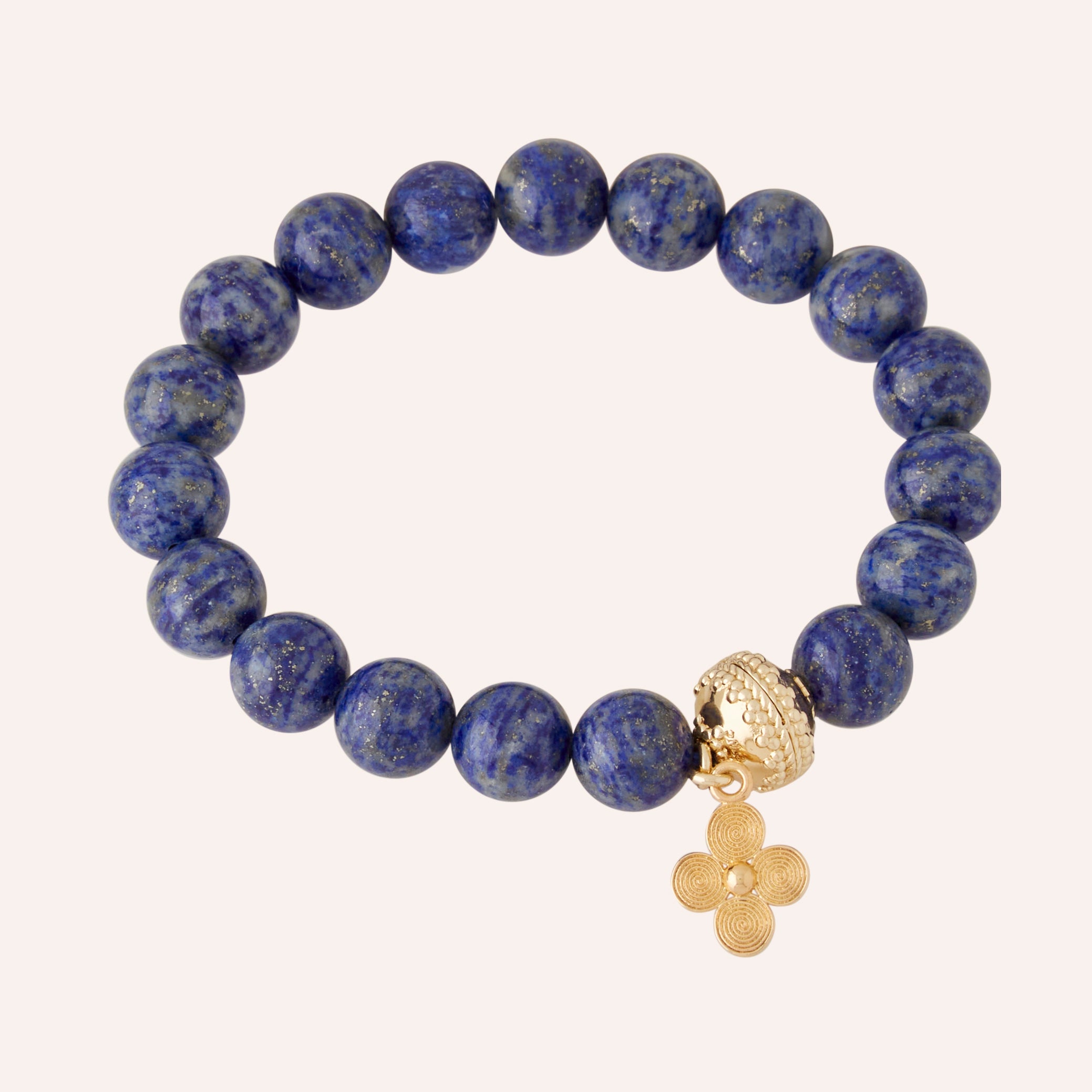 Victoire Lapis 10mm Bracelet