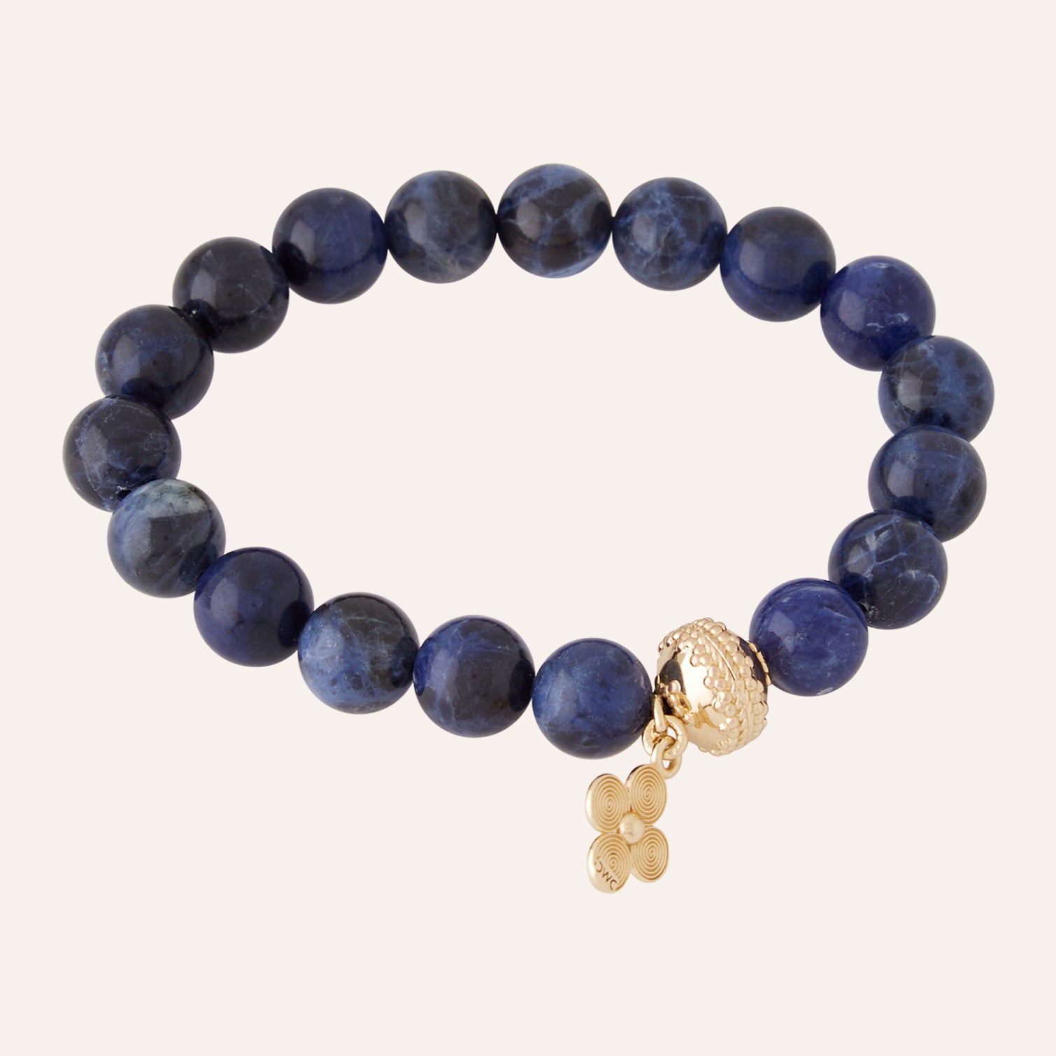 Victoire 10mm Blue Sodalite Stretch Bracelet