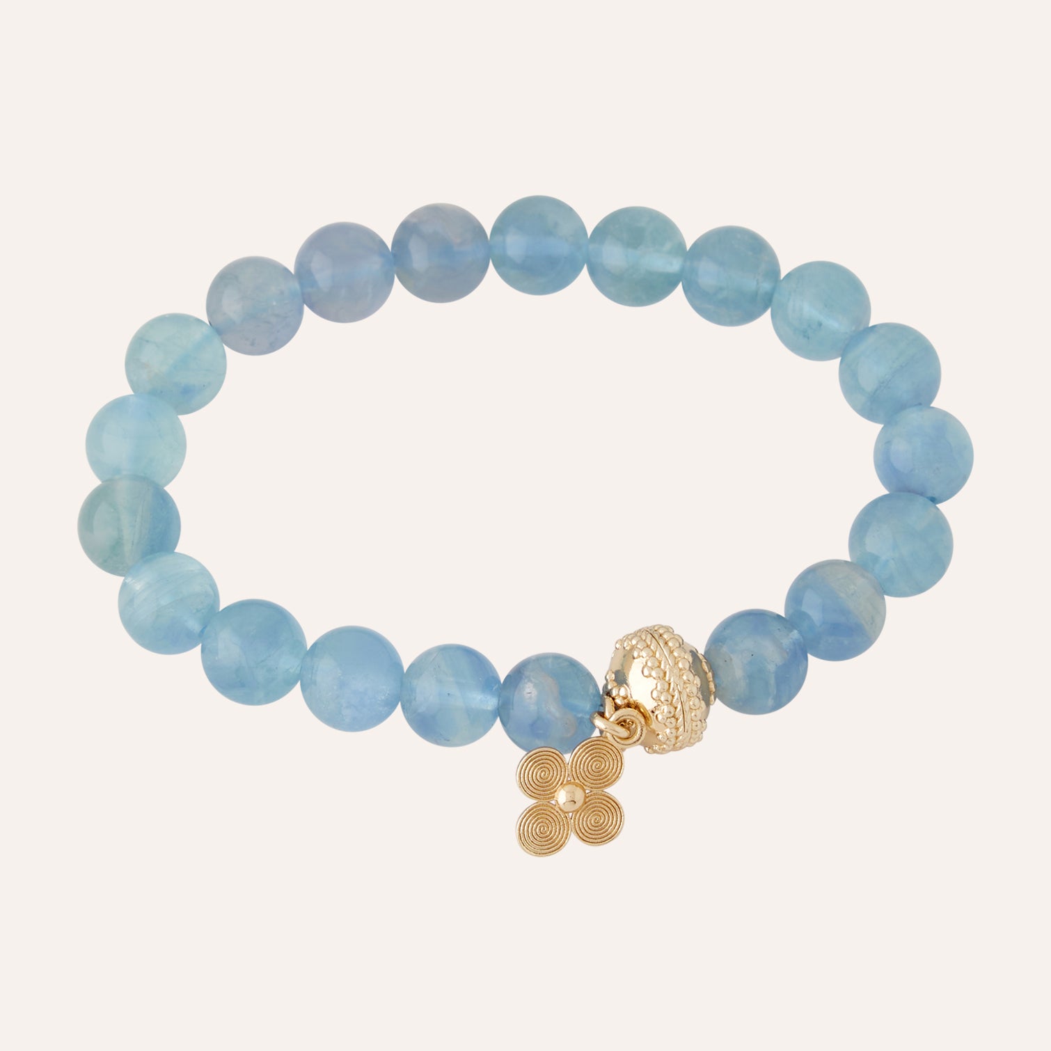 Victoire 8mm Fluorite Stretch Bracelet