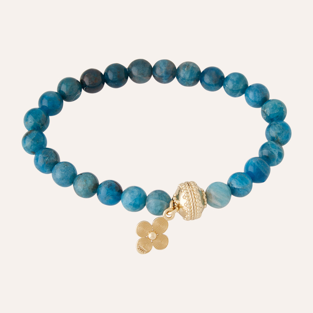 Victoire 8mm Apatite Stretch Bracelet