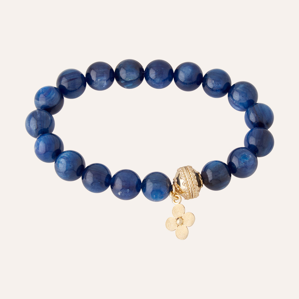 Victoire 11mm Kyanite Stretch Bracelet