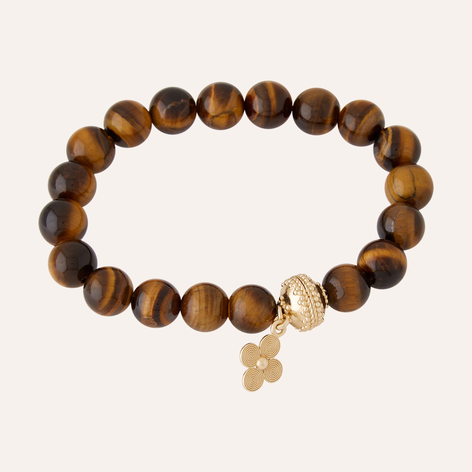 Victoire 10mm Tiger's Eye Stretch Bracelet