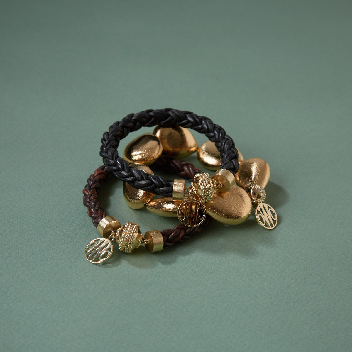 Bolo Leather Black Bracelet