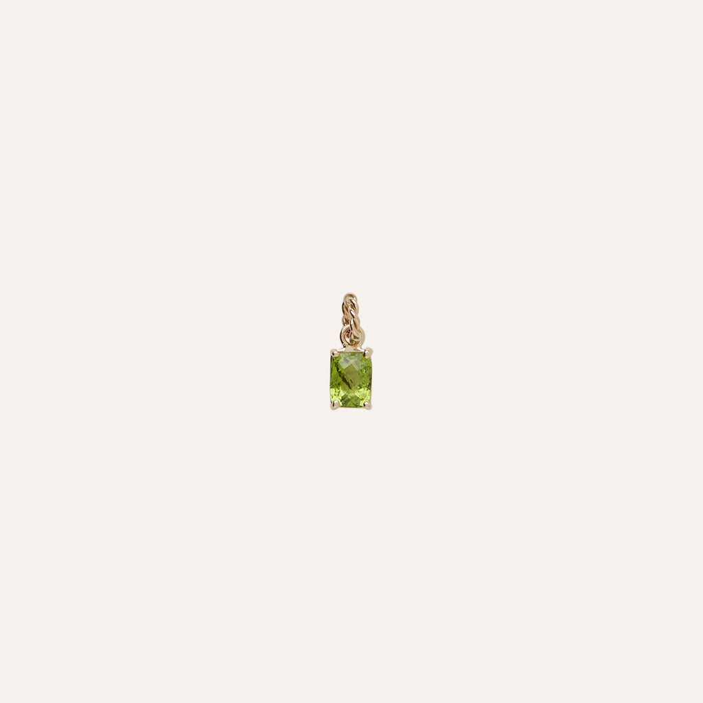 14K Lumiere Peridot Charm