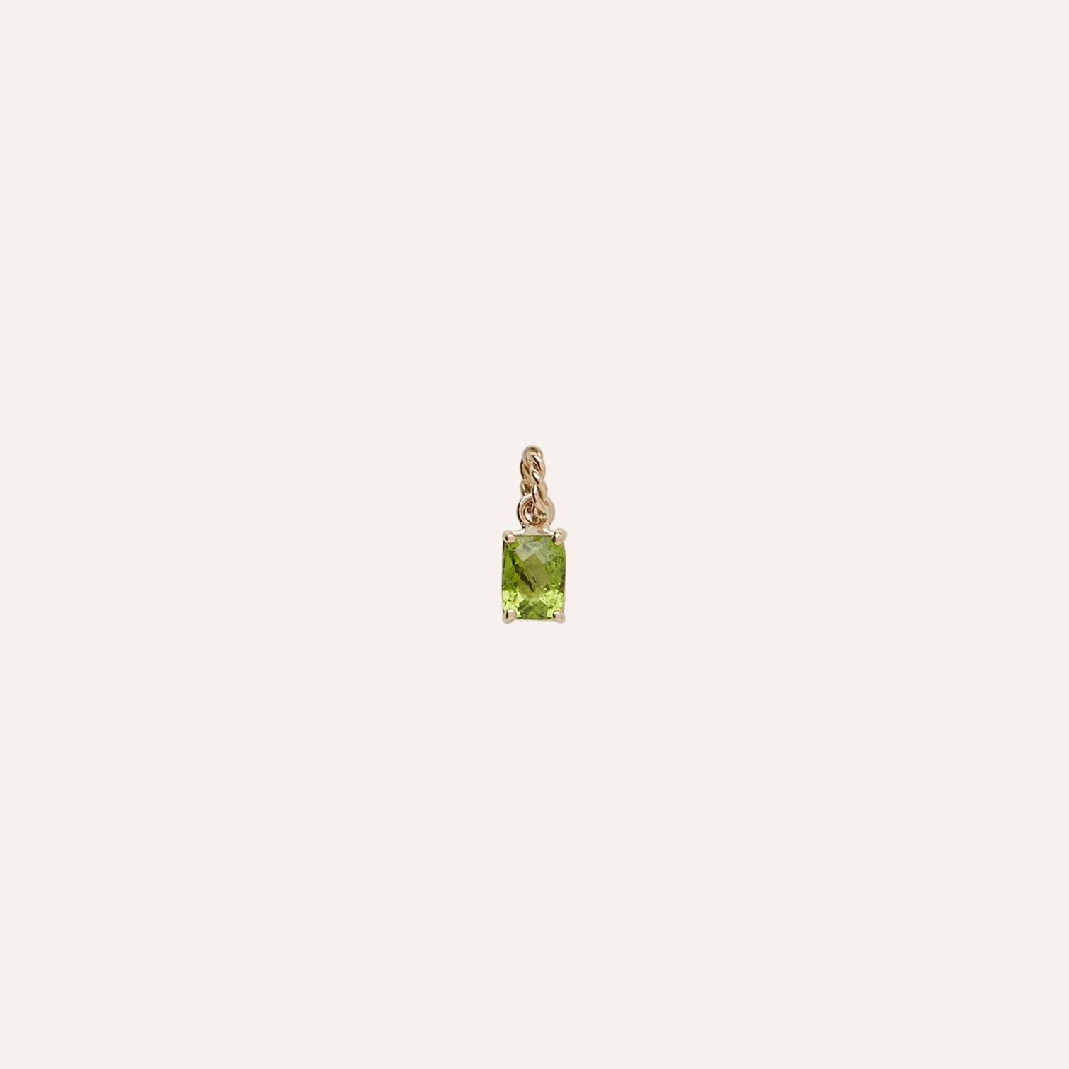 14K Lumiere Peridot Charm