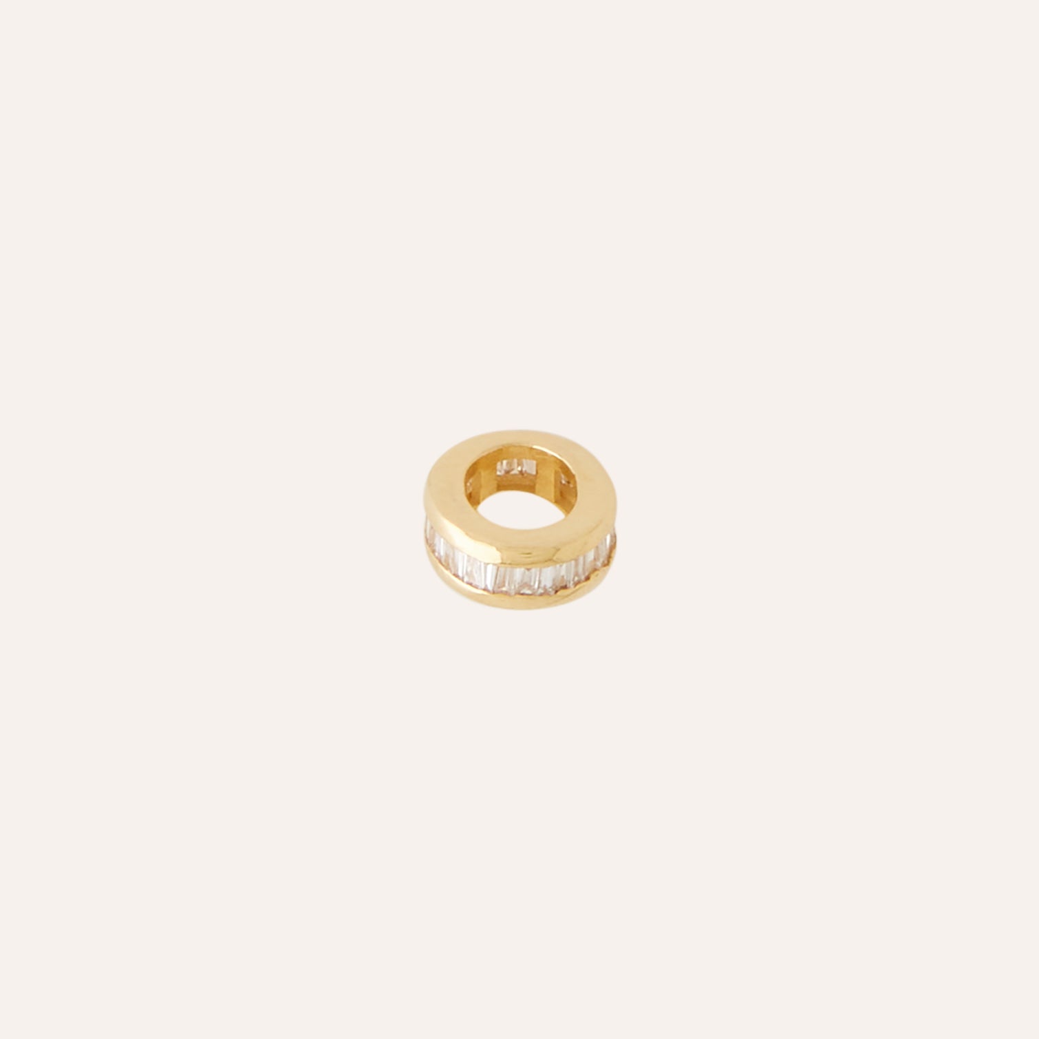 14K Diamond Infinity Charm